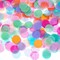 12 Inch Thickened Clear Latex Balloon(Rainbow Confetti Balloons-paper)